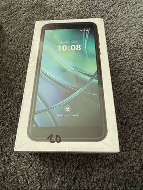 Fox Black Smartphone with Teal Display Accent